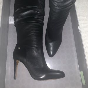 LOUISE et CIE 7.5 M BLK leather boots